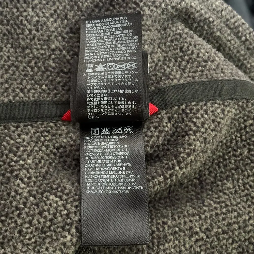 The North Face 1/4 Zip Sweatshirt Fleece Men's XL Gray Pull Over Gorpcore‎